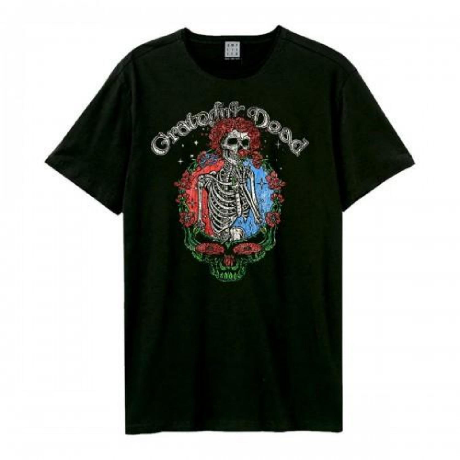 Amplified Unisex Adult Floral Stealie Grateful Dead T-Shirt S разноцветный