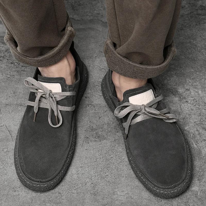 Fashion Casual Mens Shoes Comfortable Soft Oxford Shoes Men Man Male High Quality Genuine Leather Outdoor Sneakers Shoes for Men