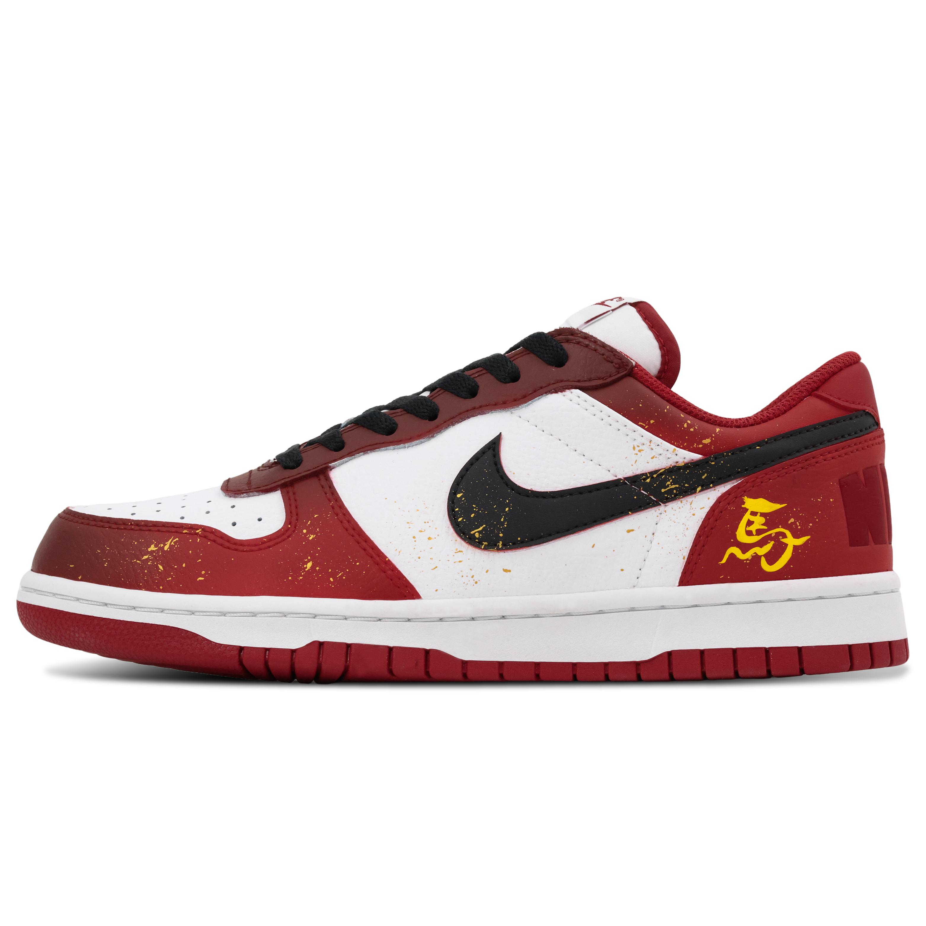 

Nike Big Low top Skateboard Shoes Unisex 355152-150(Team1526-) 41