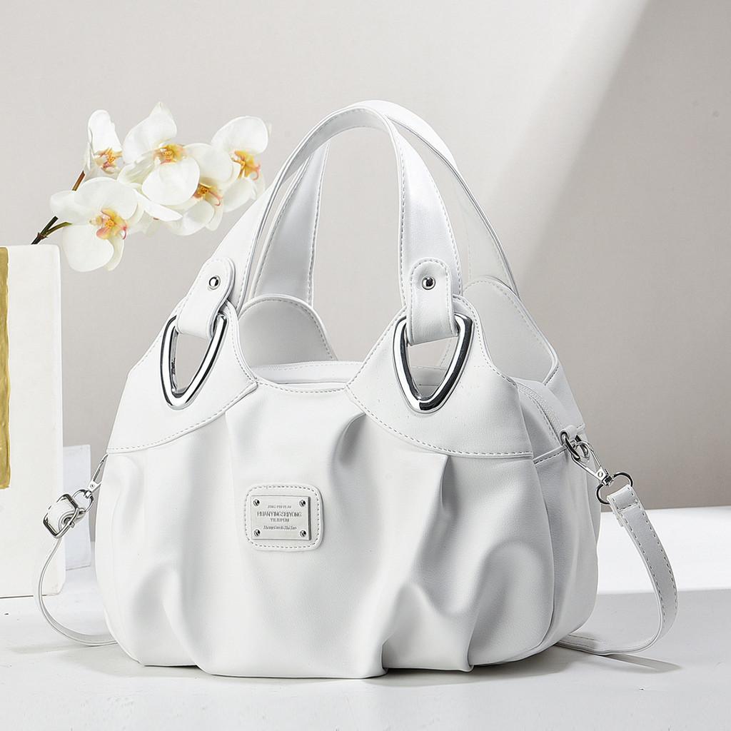 Trendy And Versatile Pu Shoulder Bag With Spacious Interior And Long Strap Comfortable