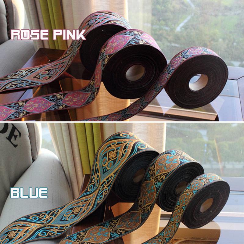 Ethnic Embroidery Lace Ribbon Width 3/6/8cm Jacquard Lace Trim Diy Clothes Bag Curtain Accessories Embroidered Fabric