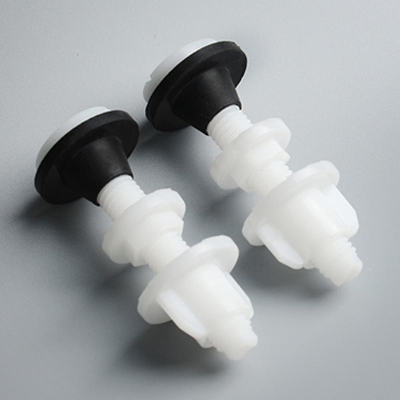 2Pcs Toilet Cistern Fixing Kit Fastening Bolts Plastic Toilet Water Tank Screws Prevents Leakage And Loosening