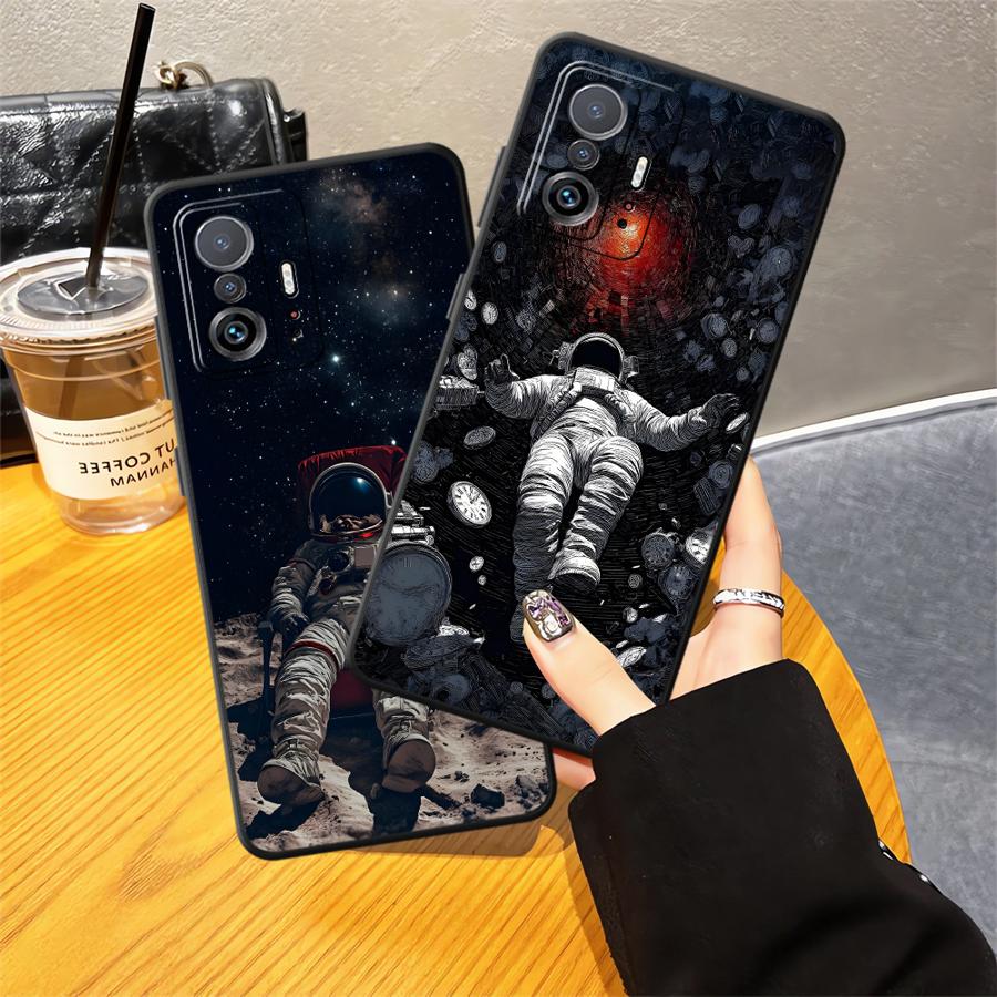 Cartoon Astronaut Art Funda Phone Cover Case for Xiaomi Mi 10T 12X 12T Pro 13 Lite 11T 12 11 14