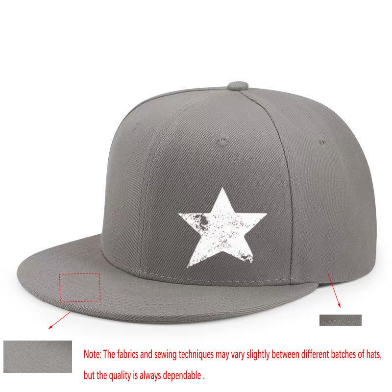 Unisex Light Panel Adjustable Peaked Cap Versatile Casual Flat Brim Hat