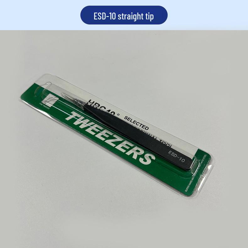 Precision Bent Tip Stainless Steel Tweezers for Electronics, Eyelash Extensions, and Bird's Nest Feathers