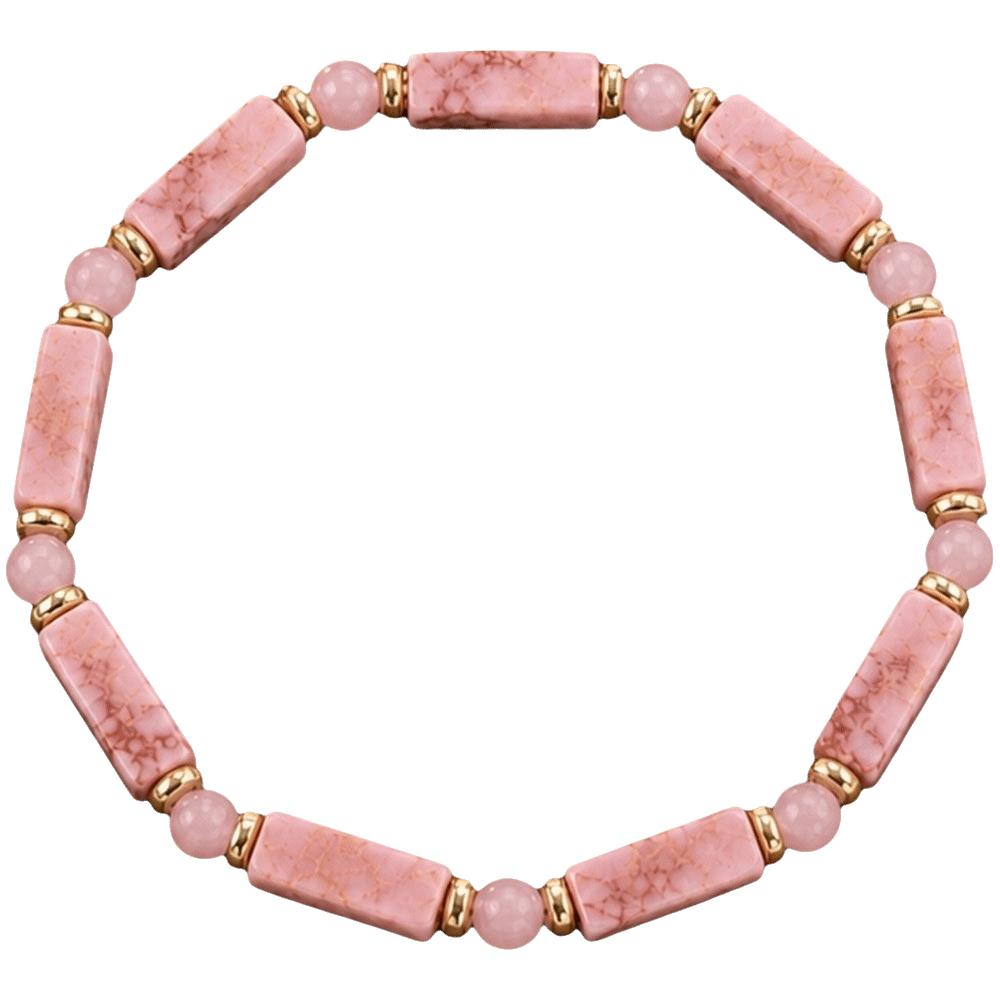 Crystal Couple Bracelet Wristband Adjustable Bangle Trendy Stone Beads Bracelet  Women