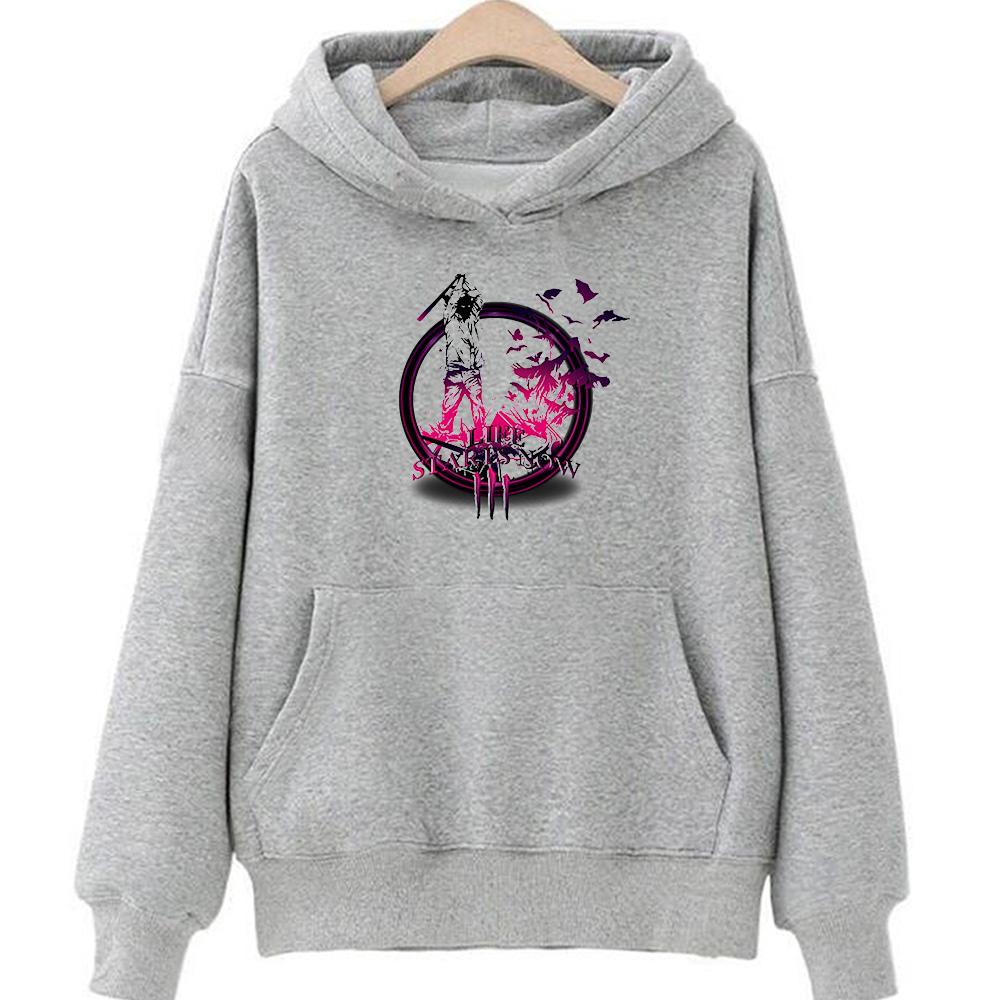 

Толстовка с капюшоном Three Days Grace Graphic Printed Harajuku Fleece Sweatshirt Pop Casual Vintage Clothes Fashion Pullovers M серый