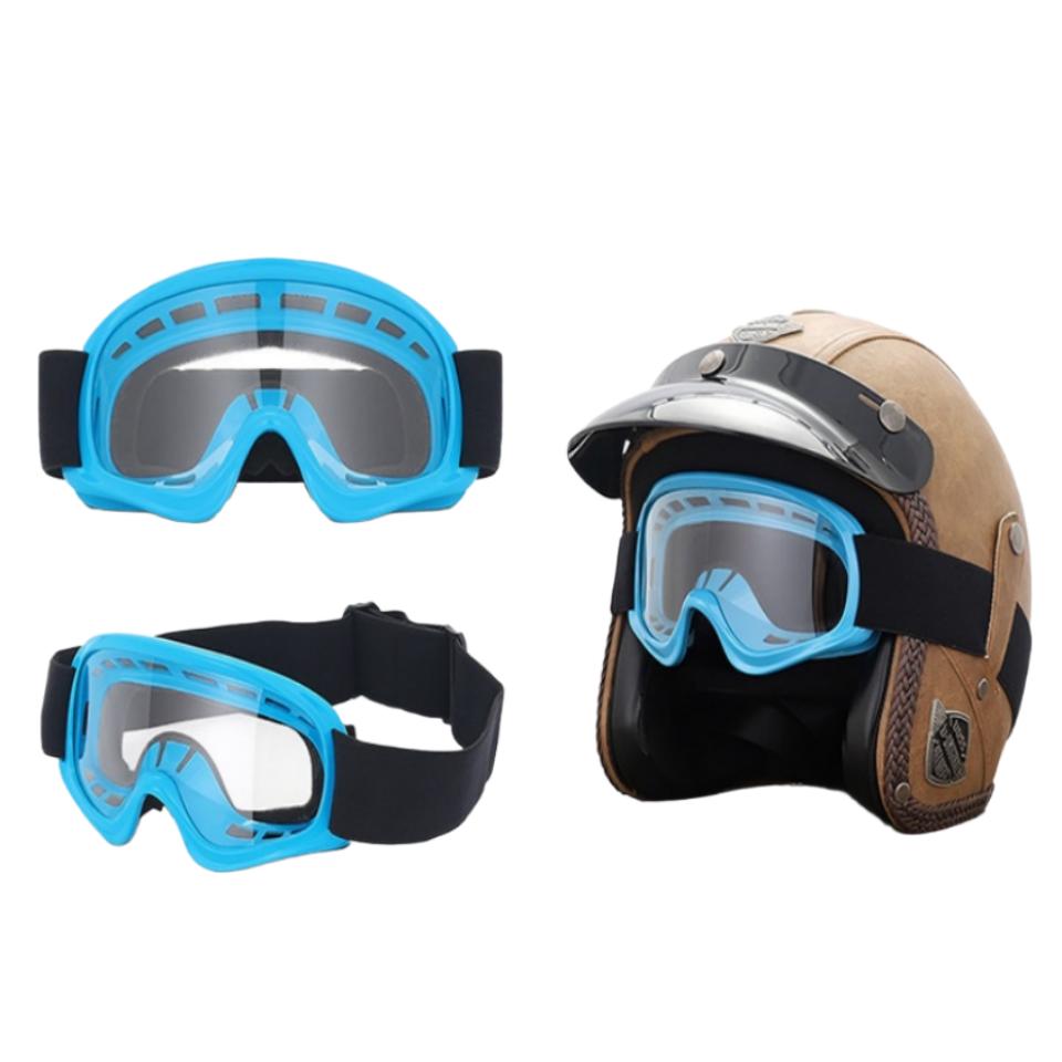 Children's Windproof Goggles for Outdoor Motocross and Off-road Riding Suitable for Ages 6-12