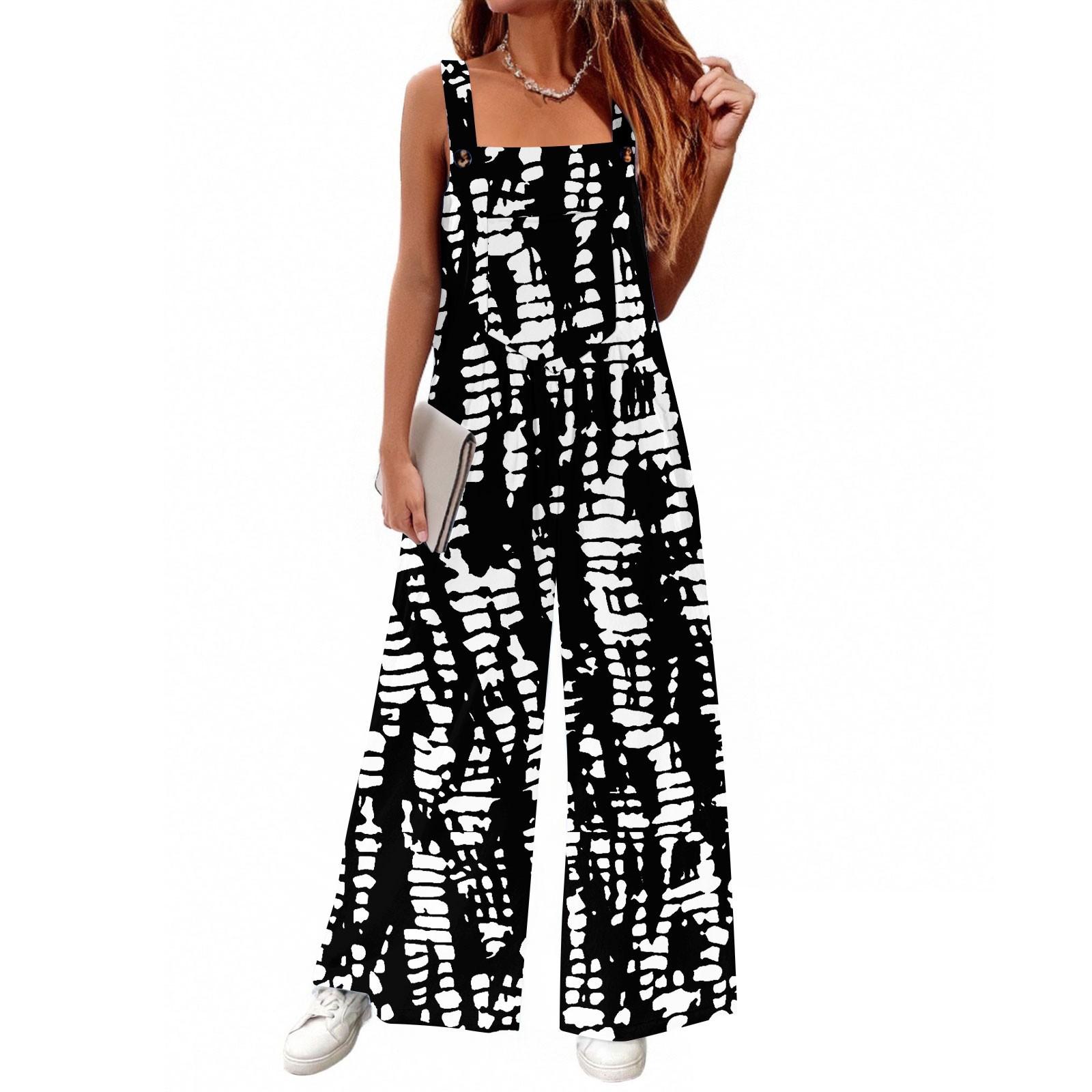 

Комбинезоны для женщин осень и зима без рукавов регулируемый шнурок ремень повседневные наряды с карманами XXXL