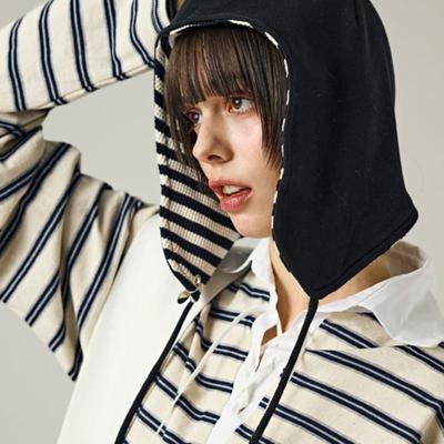 Salad Bowls REVERSIBLE EARFLAP [BLACK]