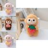 Plush Monkey Bag Charm With Cute Dog Figurine And Diy Decor For Girls