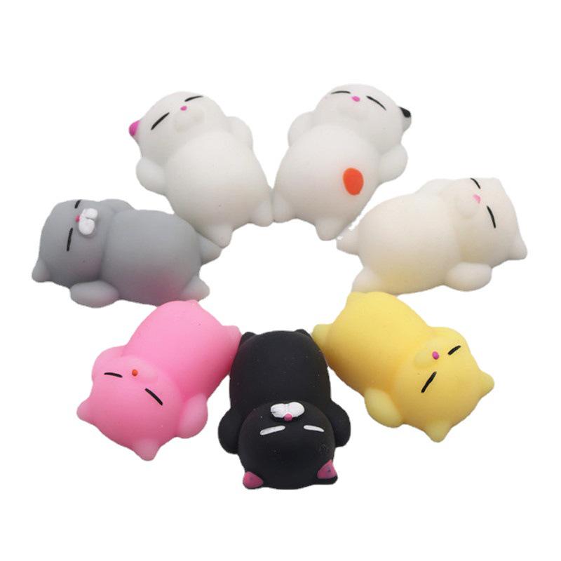 Adorable Cat Dango Squishy Stress Relief Toy Set