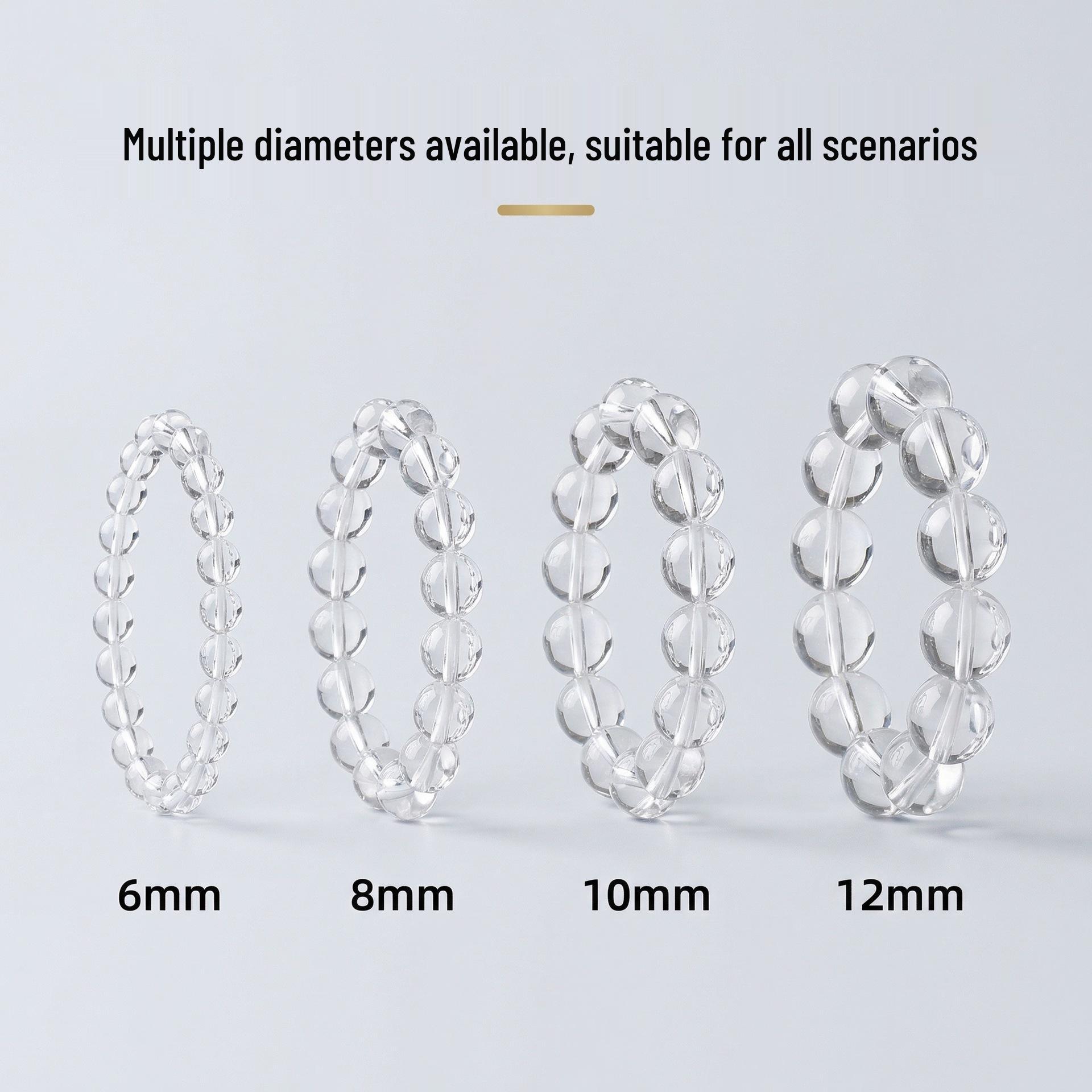Brazilian Natural White Crystal Bracelet