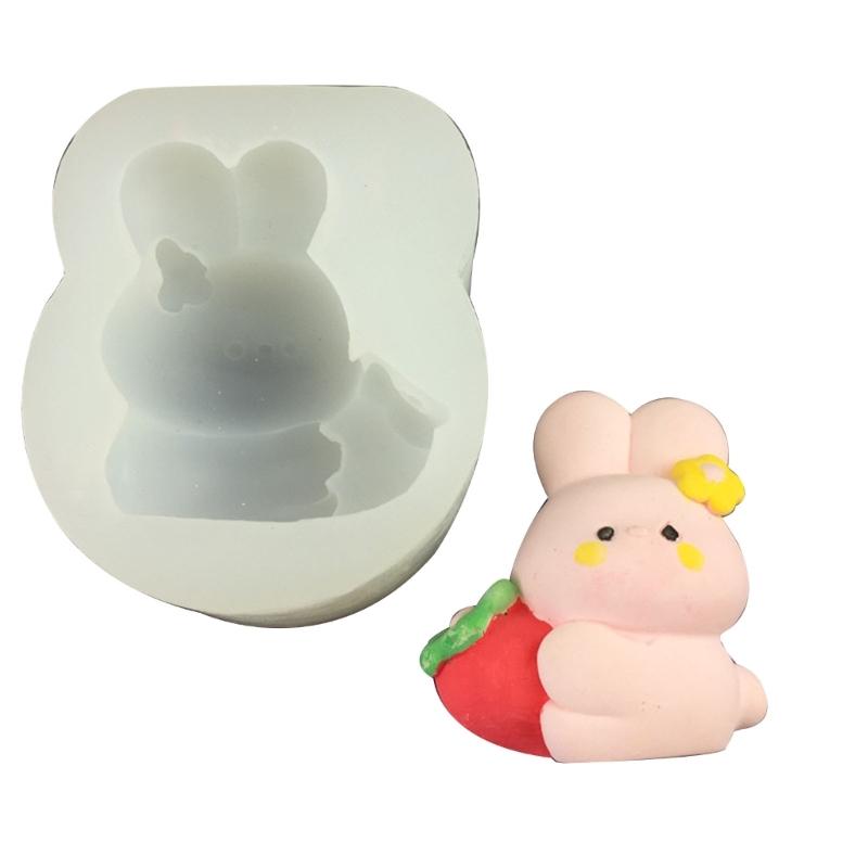 Cartoon Rabbit Silicone Chocolate Mould Cake Decorating Baking Accessories