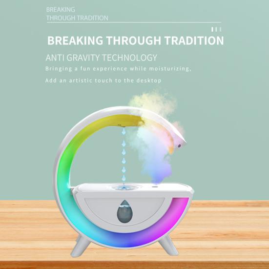 

Увлажнитель воздуха Yousheng Smart Anti-Gravity с ночной подсветкой RGB, бесшумный ароматерапевтический аппарат с USB-разъемом и диффузором для создания тумана
