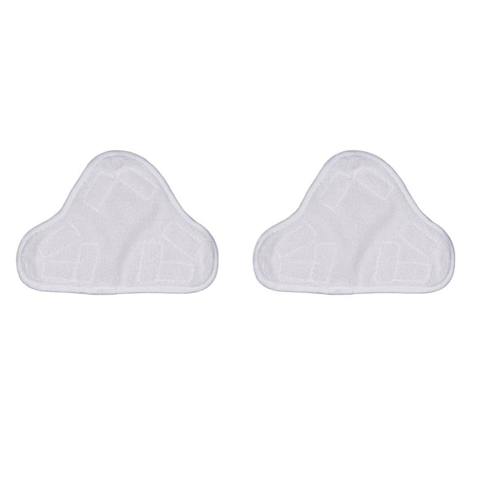 

2PCS Replacement Steam Mop Microfiber Cloth Pad for Shark Mop H2O Mop X5 Triangular Drag Cleaner Cloths 2pcs белый