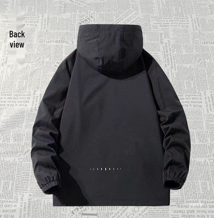 Men's Winter Windproof Waterproof Cotton Jacket with Velvet Lining - Warm Outdoor Coat for Takeaway Riders