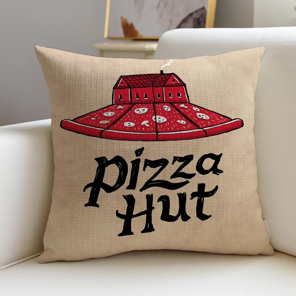 Delicious PPizza HutS Cushion Cover Soft Decorative Square Cushion Covers x x Pillowcases for Sofa Couch Home Bedroom