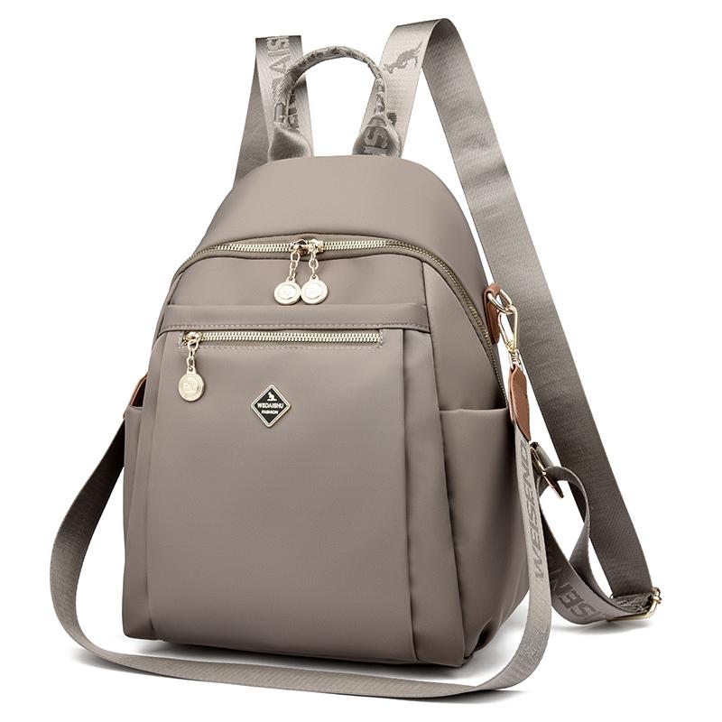 Lehký Vodotěsný Oxfordový Batoh Dámská Multifunkční Cestovní Taška přes Rameno Studentská Školní Taška