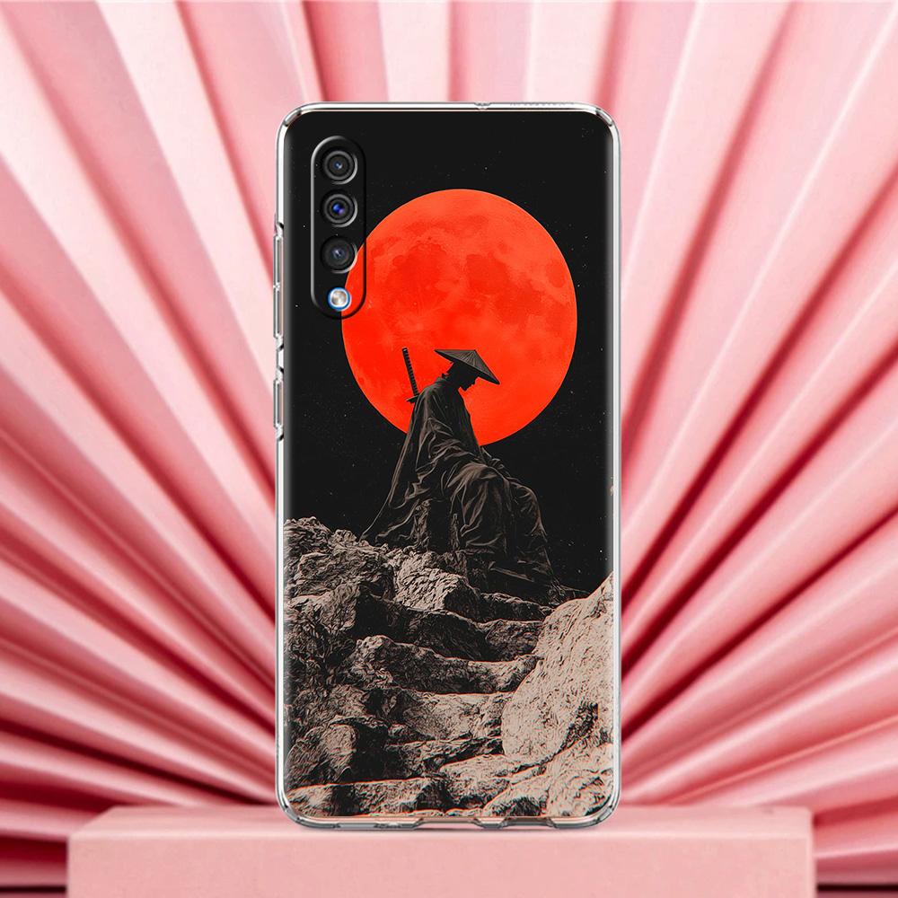 Case For Samsung A56 A36 A26 A24 A16 A14 A12 A32 A50 A70 A20E A22 A40 A34 A54 A42 A52 5G A04s A06 Cover Japanese Bushido Samurai