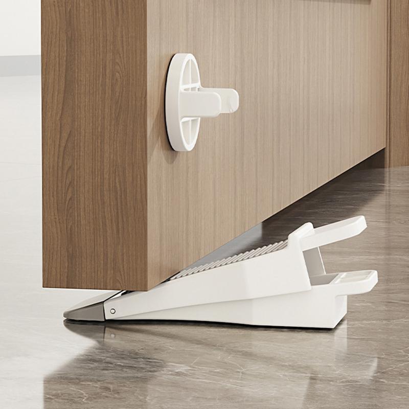 Adjustable Height Non-Slip Rubber Door Stopper Wedge Works on Tile Wood Carpet Floors for Home Office Daily Use