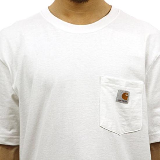 Authentic Carhartt Workwear Pocket K87 Size XL Men's Short-Sleeve T-Shirt, White, (Code 4115141101-5)