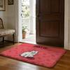 CartoonSIMONS CAT Floor Mat Soft Flannel Absorbent Mat Non-Slip Rug Home Bedroom Bathroom