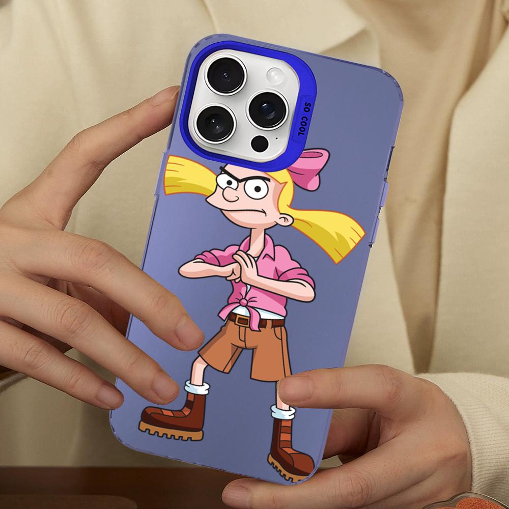 Hey Arnold Phone Case For IPhone 18 16 15 14 13 12 11 Pro Max X XR XSMAX 8 7 Plus Matte Shockproof Back Cover