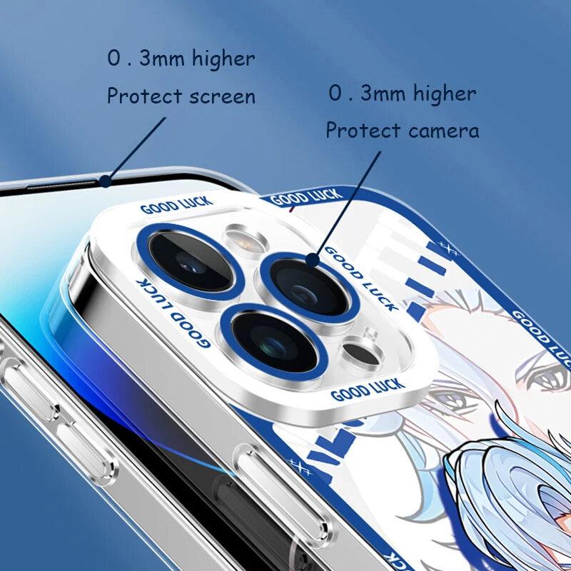 Genshin Impact Handyhülle Für Samsung S25 S24 S20 S21 S22 S23 Plus Ultra S20 S21 S23 FE A16 Wanderer Neuvillette Furina Hülle