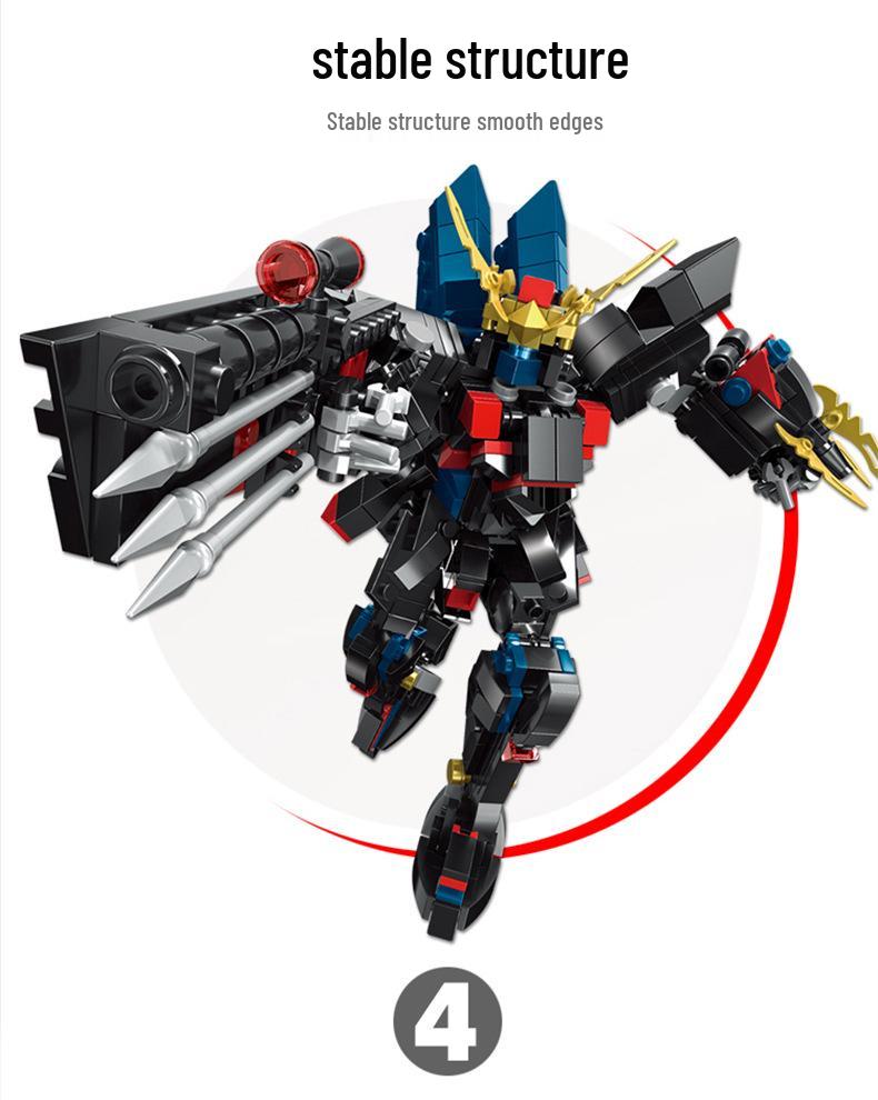 Heng San He Storm Mecha Building Blocks - Educational Robot Model Toy for Boys