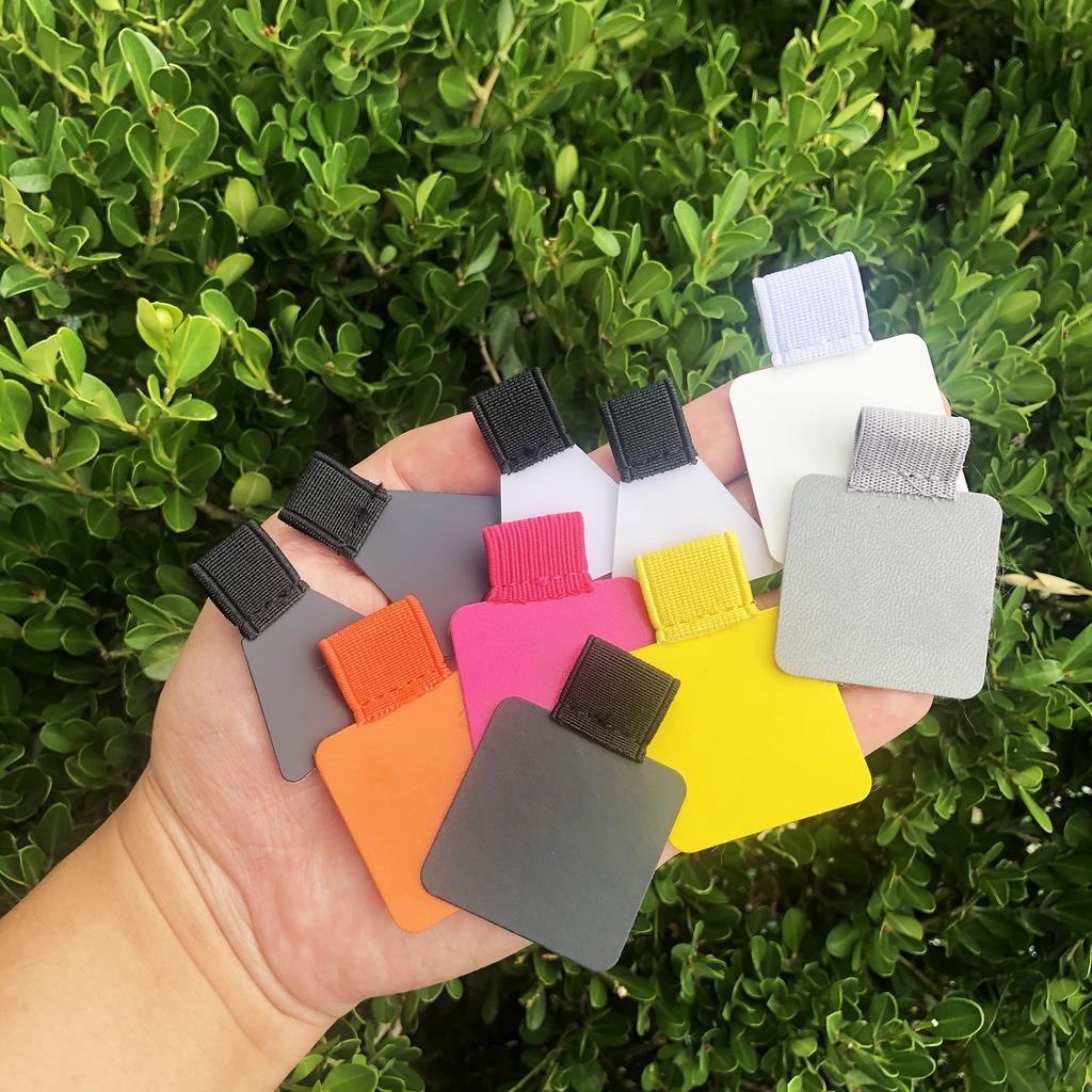 10er-Pack elastischer Stiftschlaufenhalter, selbstklebender PU-Leder-Clip, Bleistifthalter für Notizbücher, Zeitschriften, Planer