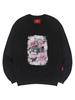 Ellamo Pink Rose Sweatshirt Unisex Plus Size S~4Xl (Type A)