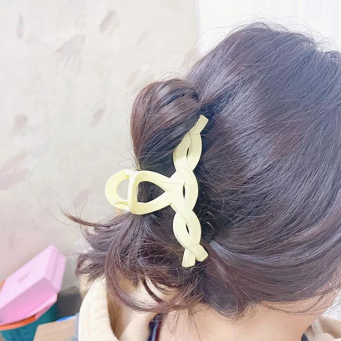 Macaron Soft Matte Twist Hair Clip Updo 4 Colors