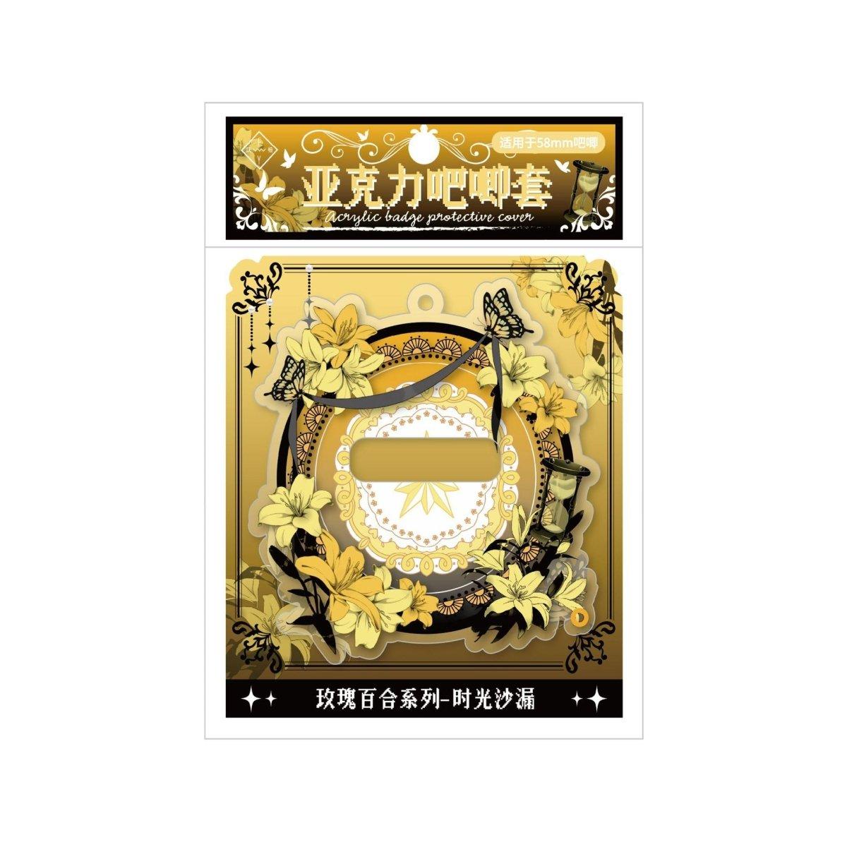 

Anime Badge Display | Rose Lily & Xian Jing Mi Zong Aryclic Badge Case Rose Lily