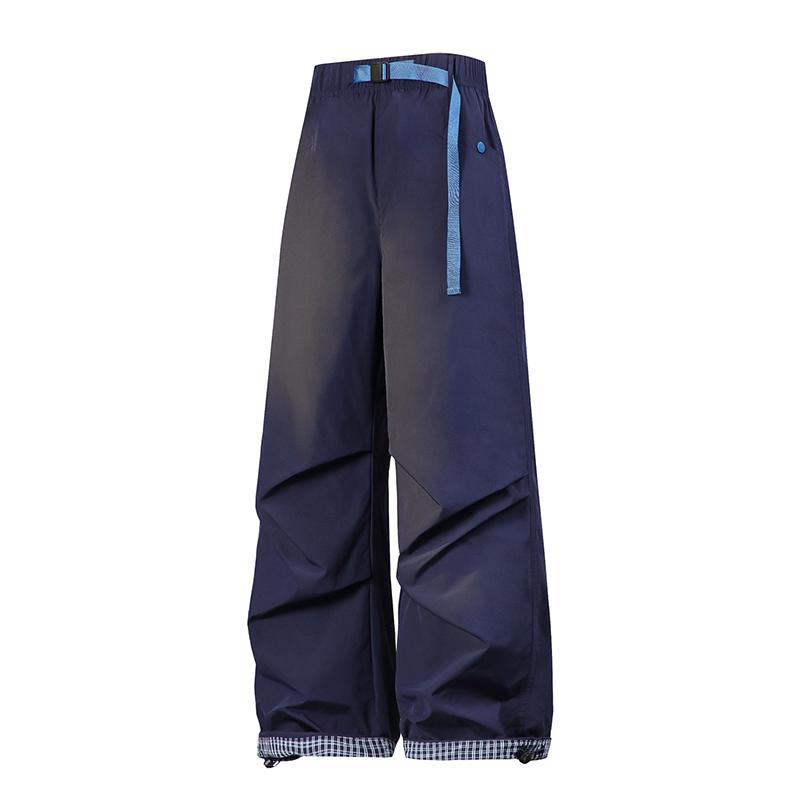 Women's Pants, American Straight Leg Work Pants, Loose Paratrooper Pants, Hong Kong Style Functional Casual Pants