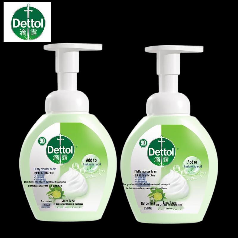Dettol Foaming Hand Wash, Lime Scent, 2x250ml