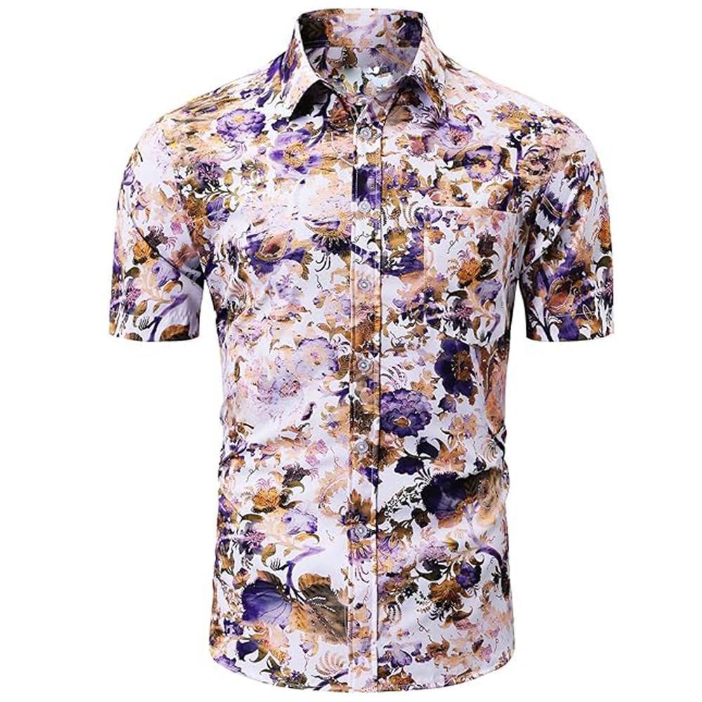 Outdoor Streetwear Men's Fashion Shirts Doodle Patterns Printed Men's Shirts Casual Daily Men's and Women's Shirt