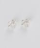 Lovetrix Silver 925 Mini Ribbon Earring