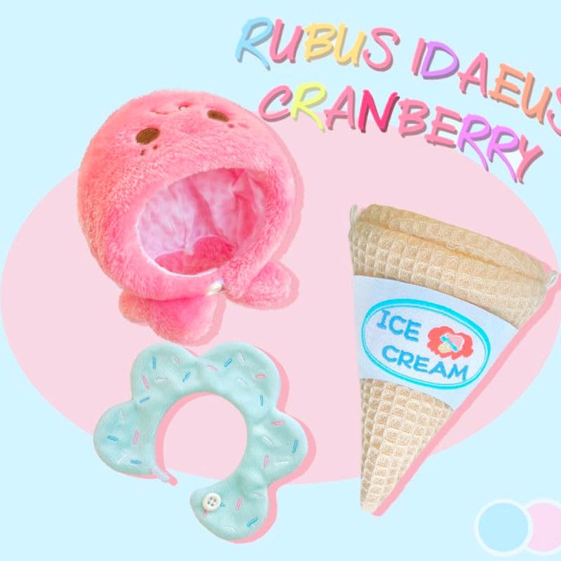 G triger Ice cream shaped stuffed toy kigurumi 10cm stuffed clothes cotton doll clothes sew life kigurumi pink triger for push sewing [cone] g.triger