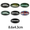 8.6cm Car Front Hood Emblem Front Grille Car Badge For Land Rover Range Rover Evoque Velar Defender Discovery Freelander L319 XS6