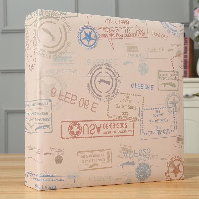 Can Book Handwritten Album Flat Back Paper Core Bag Baby Growth Photo Storage
