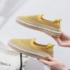 Nuove Espadrillas Scarpe da Donna Ballerine in Lino Moda Tessuto a Rete Lavorato a Maglia Mocassini in Canapa Slip-on Scarpe di Stoffa Casual Sneakers da Donna