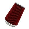 1pcs RED 4 Inches 4" Inlet 102mm Cold Air Intake Cone TRUCK FILTER For GMC Cone Air Filter Car Accessories