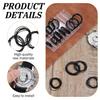 1Set Watch Gasket Watchmaker Repair Tools Accessory0.5mm/0.6mm O-Ring Waterproof Rubber Gasket For Watch Back Cover Case