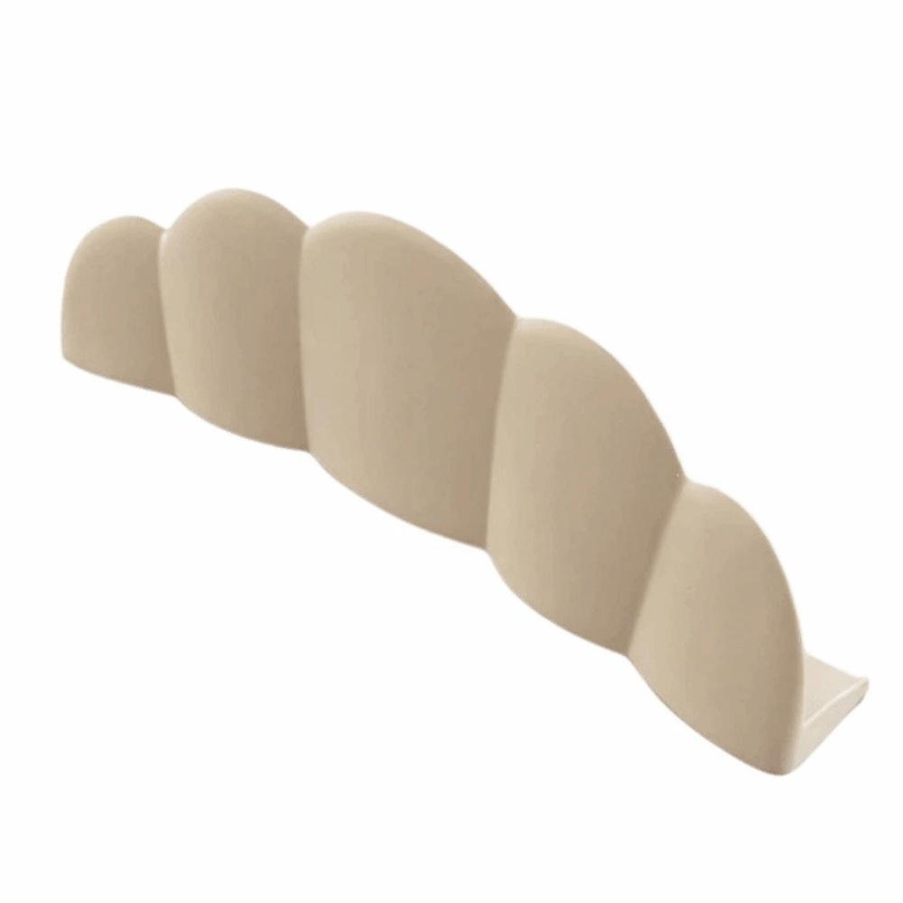 Soft Sink Water Retainer Reusable Water Blocking Board Sink Splash Guards Kitchen Sink бежевый