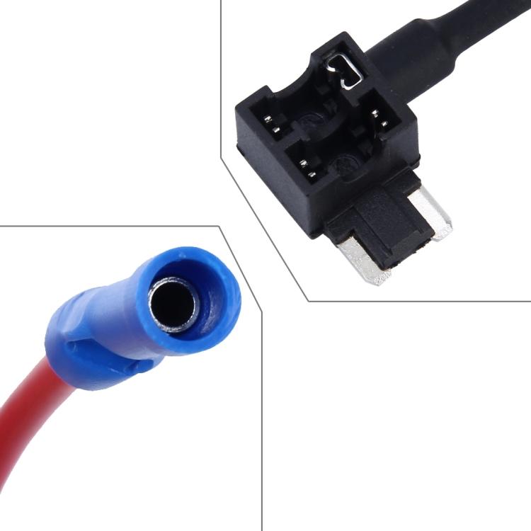 Adattatore TAP Aggiungi-Circuito 12V per Auto ATM APM Portafusibili a Lama per Auto(Dimensioni MINI)