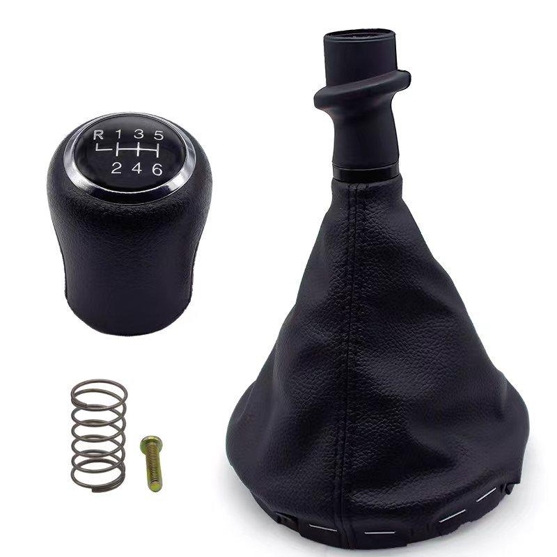 5/6 Speed Gear Shift Stick Knob For Volkswagen Transporter T5 2003-2011 Leather Boot Gearbox Lever Change Handle Car Accessories