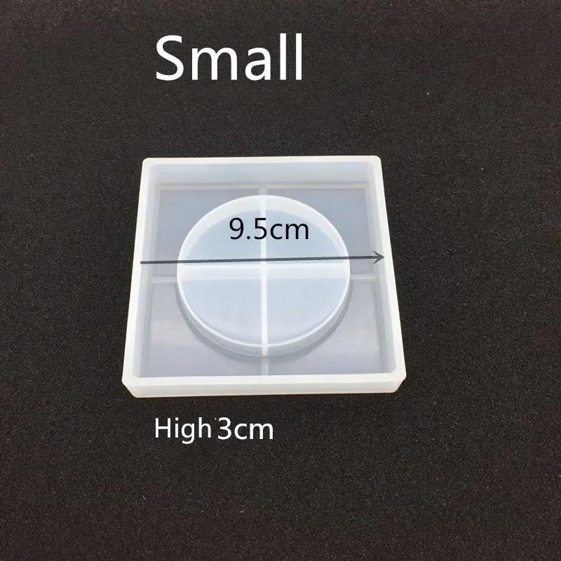 1 Pcs Square Ashtray Silicone Mold Crystal Ultraviolet Resin Plastic DIY Making Accessories Epoxy Handmade Glue Arts Crafts