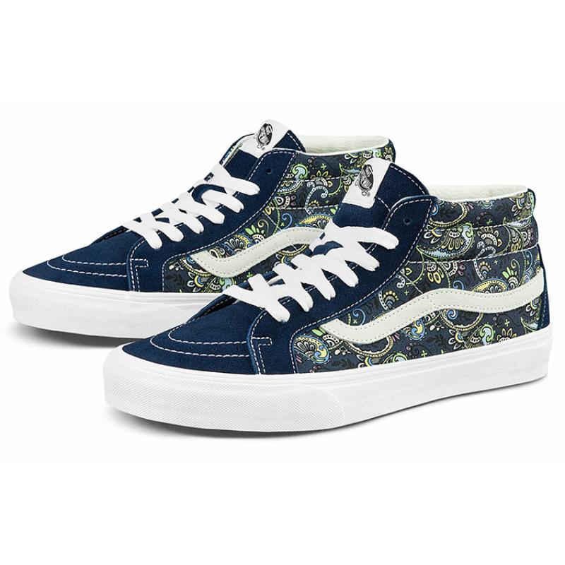 Vans Sk8 Mid Reissue 'Paisley Dress Blues' Vans VN0A391FITN