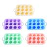 Mousse Cake Mold Silicone Baking Tins Baking Tray Silicone Cupcake Pan Muffin Tin Baking Pan Reusable Baking Cups